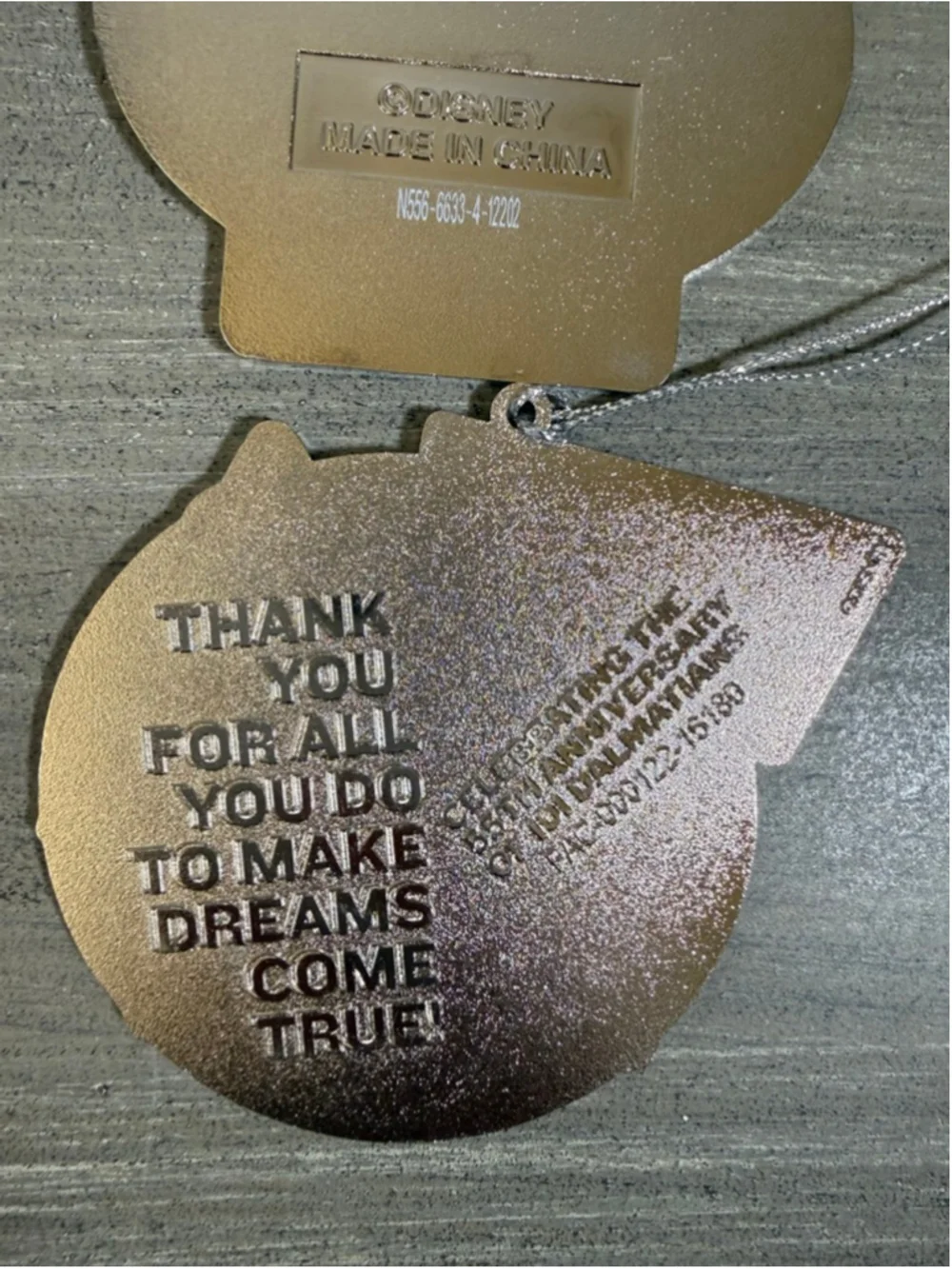 Disney Cast Member Exclusive Holiday Ornament Lot (3) - 2011, 2012, 2016 Metal
